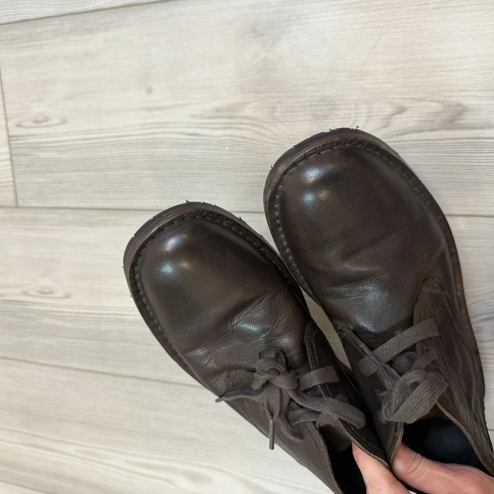 John Varvatos Star USA Hipster Chukka Boots Leather | F505k4d Sz 7 Brown Lace Up